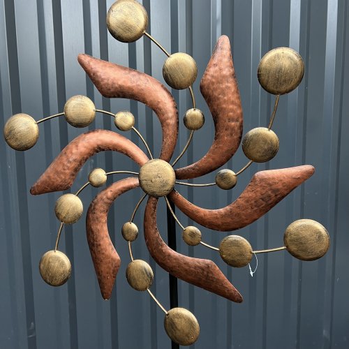 Windrad Kupfer Gold